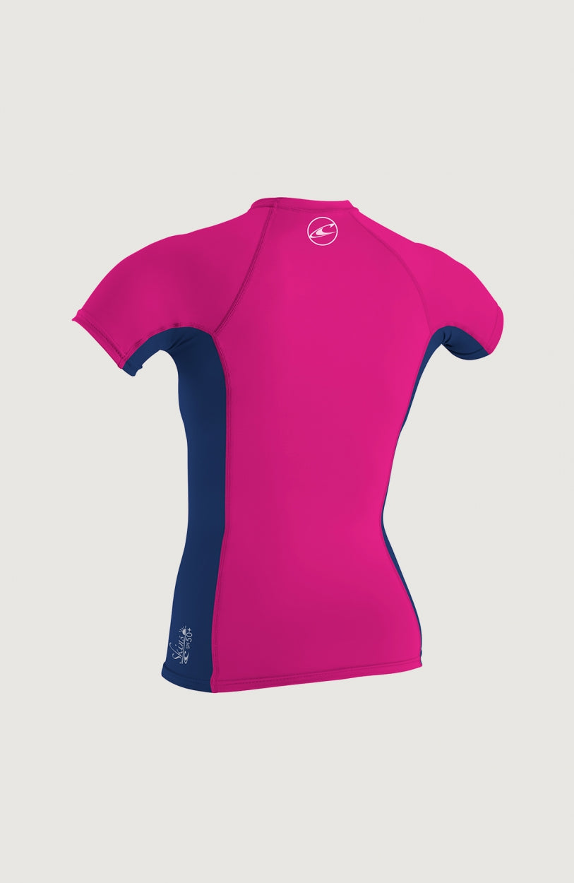 Skins Short Sleeve Crew | Dark Pink