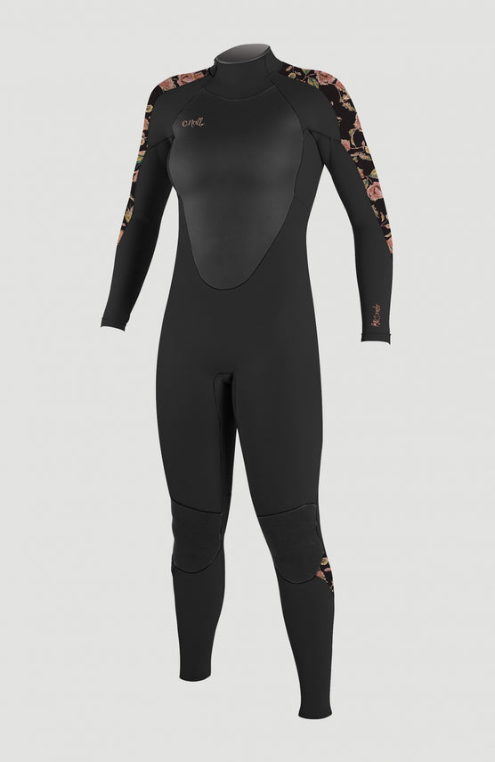 Epic 3/2 Back Zip Full Wetsuit | Black