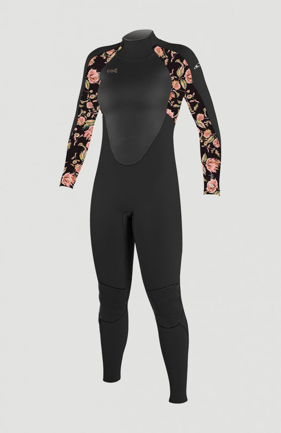 Epic 5/4mm Back Zip Full Wetsuit | Black