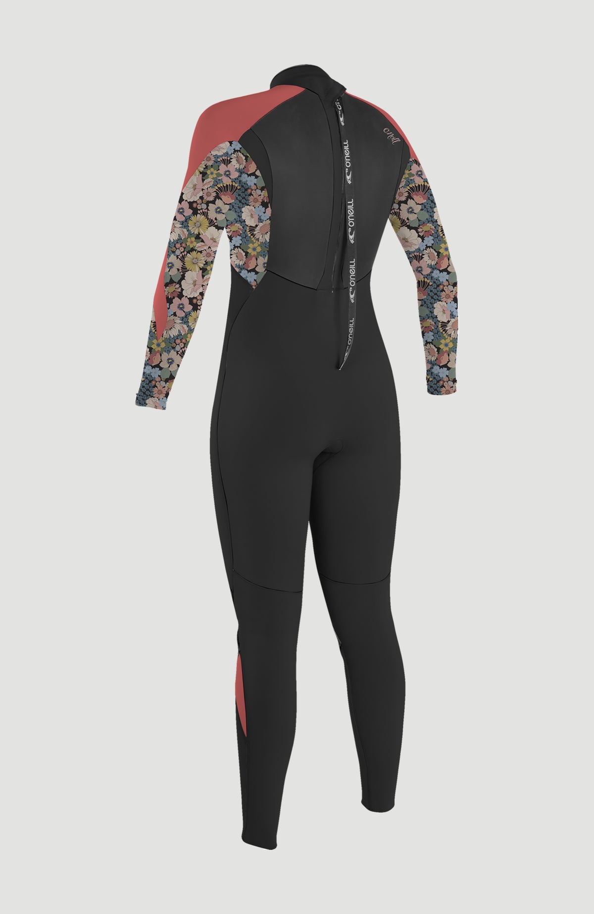Epic 5/4mm Back Zip Full Wetsuit | BLACK/TWIGGY/TEA ROSE