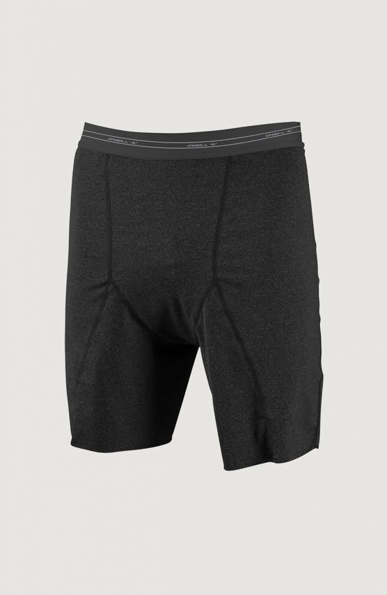 O'Neill 24/7 Hybrid Boxer Boxershorts für Herren, schwarz, freigestellt in Vorderansicht mit Elastikbund