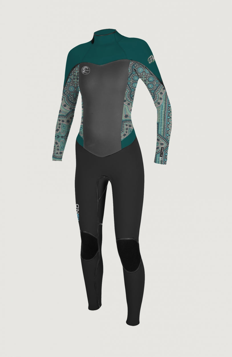 Flair Back Zip 5/4mm Full Wetsuit | Black
