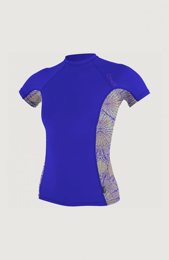 Skins Side Print Short Sleeve Crew | Blue