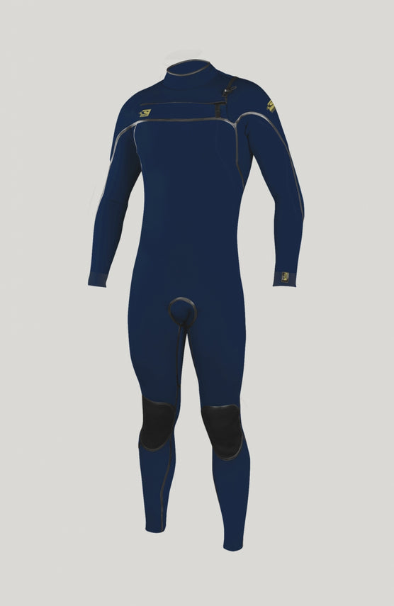Psycho One Chest Zip 3/2mm Full Wetsuit | ABYSS/ABYSS
