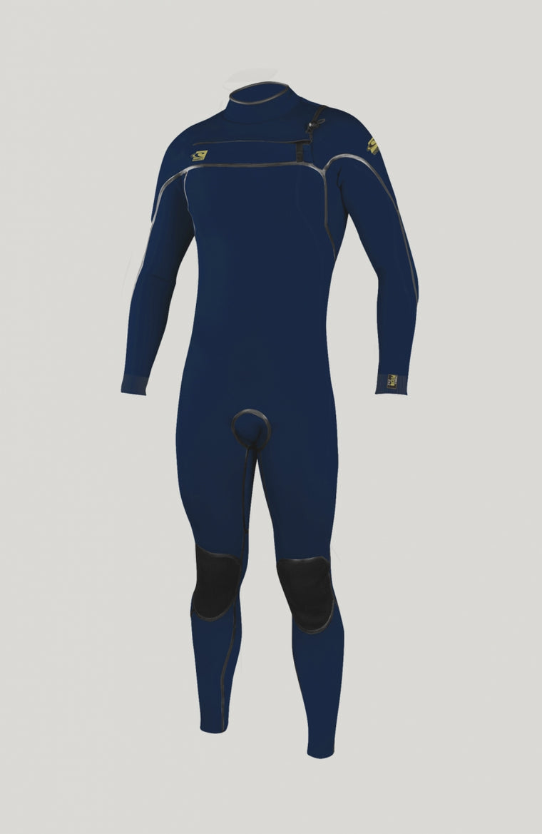 Psycho One Chest Zip 3/2mm Full Wetsuit | Dark Blue