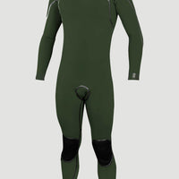 Psycho One Chest Zip 4/3mm Full Wetsuit | DG Dark Green