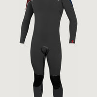 Psycho One Chest Zip 4/3mm Full Wetsuit | RE Red