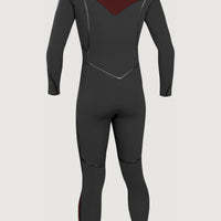 Psycho One Chest Zip 4/3mm Full Wetsuit | RE Red