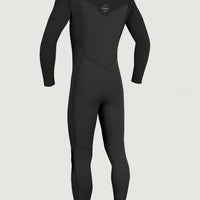 Hyperfreak Chest Zip 3/2mm Full Wetsuit | BLACK/BLACK