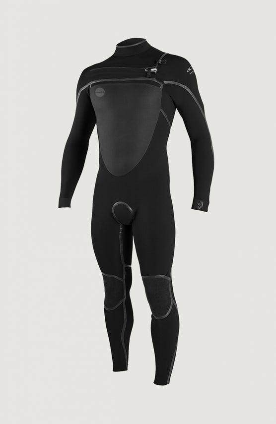 Psycho Tech Chest Zip 4/3mm Full Wetsuit | BLACK/BLACK