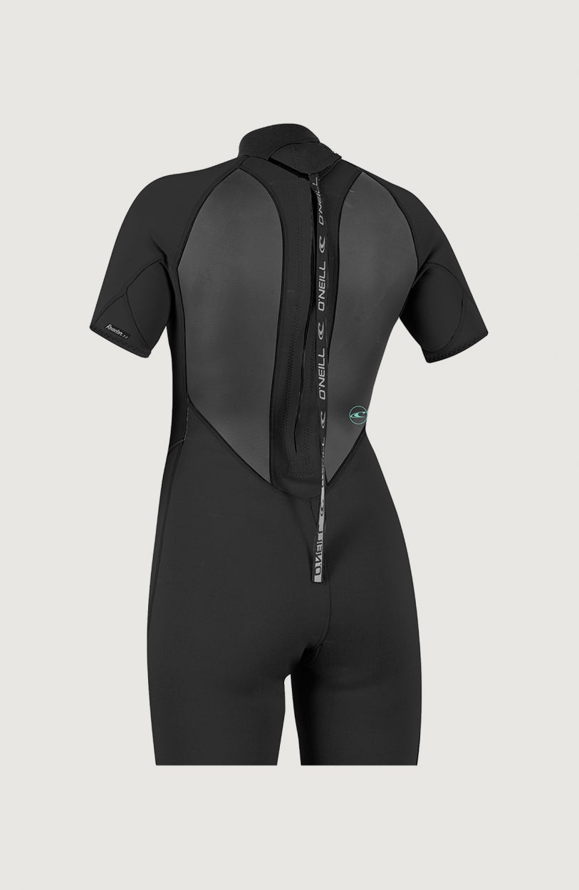 Reactor-2 2mm Back Zip Shortsleeve Spring Wetsuit | BLACK/BLACK