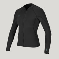 Reactor-2 15mm Front Zip Jacket Womens | BLACK/BLACK