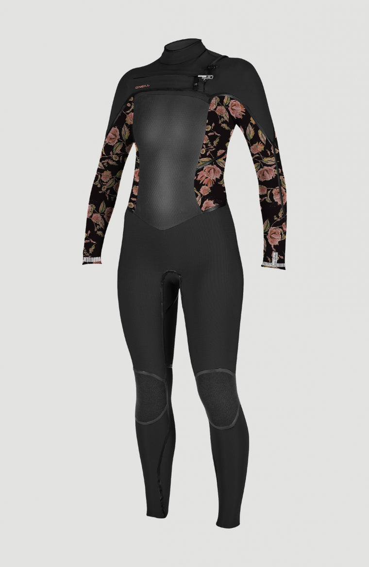 Psycho Tech 4/3mm Chest Zip Full Wetsuit | Black