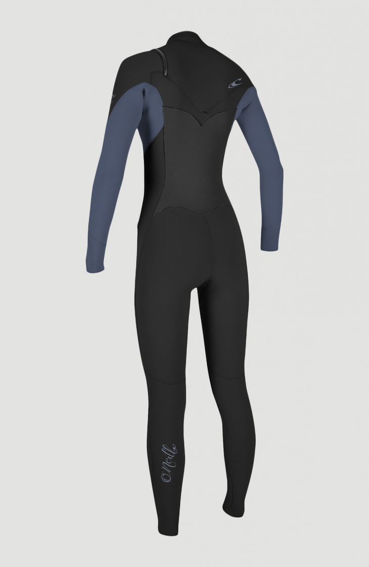 Epic 4/3mm Chest Zip Full Wetsuit | Black