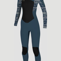 Epic 4/3mm Chest Zip Full Wetsuit | Shade/Bungalow Stripe
