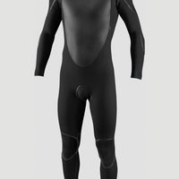 Psycho Tech 5/4mm Back Zip Full Wetsuit | BLACK/BLACK