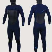 Epic 6/5/4mm Chest Zip Full Wetsuit with Hood | NVY/NVY
