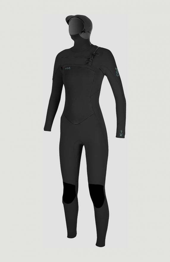 Reactor-2 3/2mm Back Zip Full Wetsuit | BLACK/BLACK