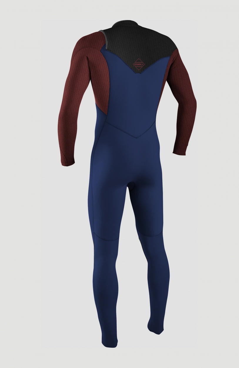 Hyperfreak Plus Neoprenanzug für Jungen, blau, freigestellt von hinten