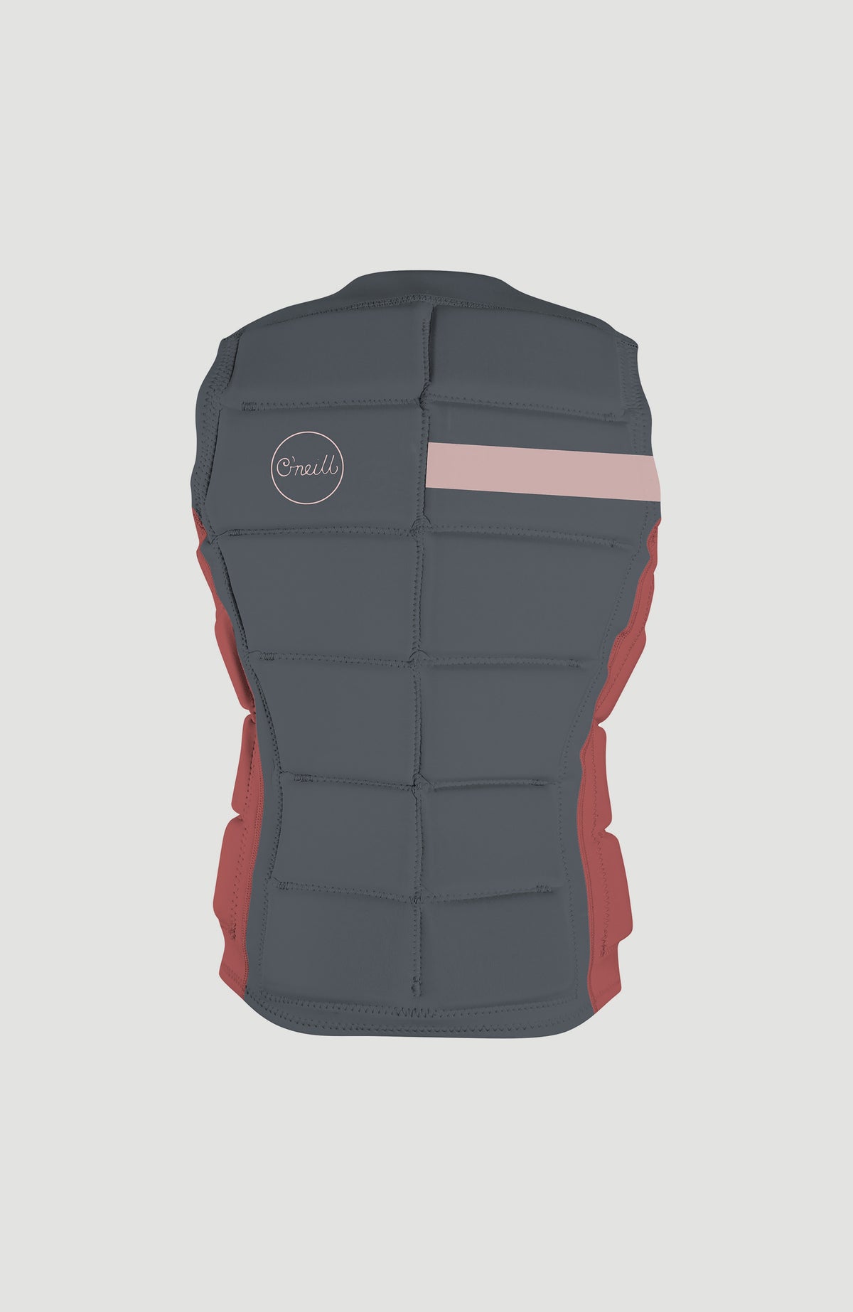 Bahia Competition Vest Prallschutzweste für Damen, blau, freigestellt von hinten mit Steppnähten