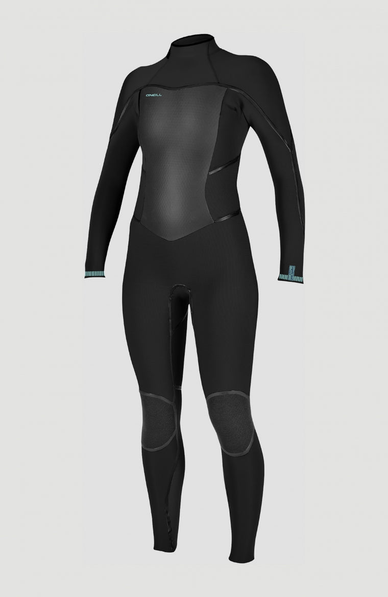 Psycho Tech 5/4mm Back Zip Full Wetsuit | BLACK/BLACK
