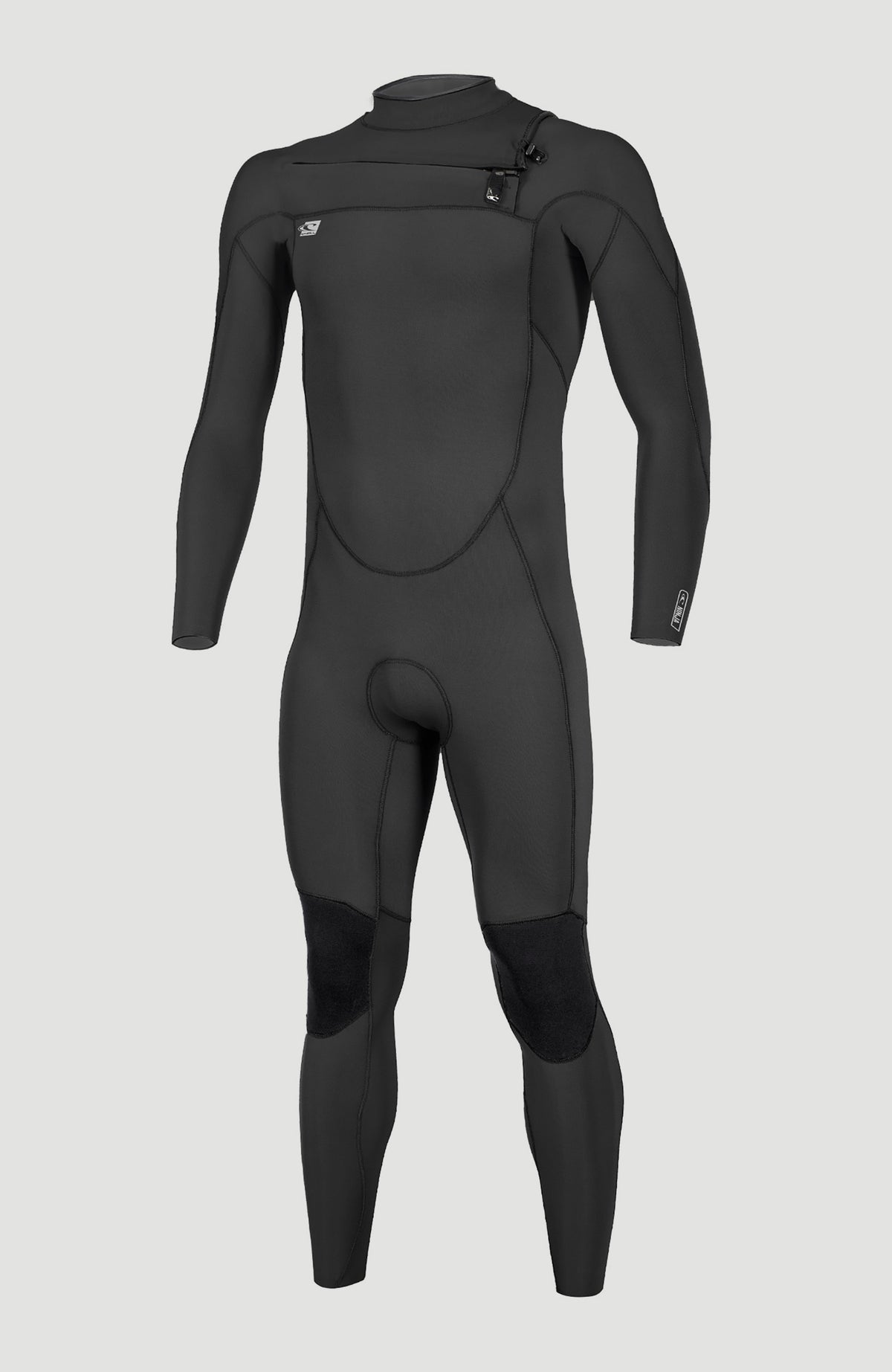 Ninja 3/2mm Chest Zip Full Wetsuit | BLACK/BLACK