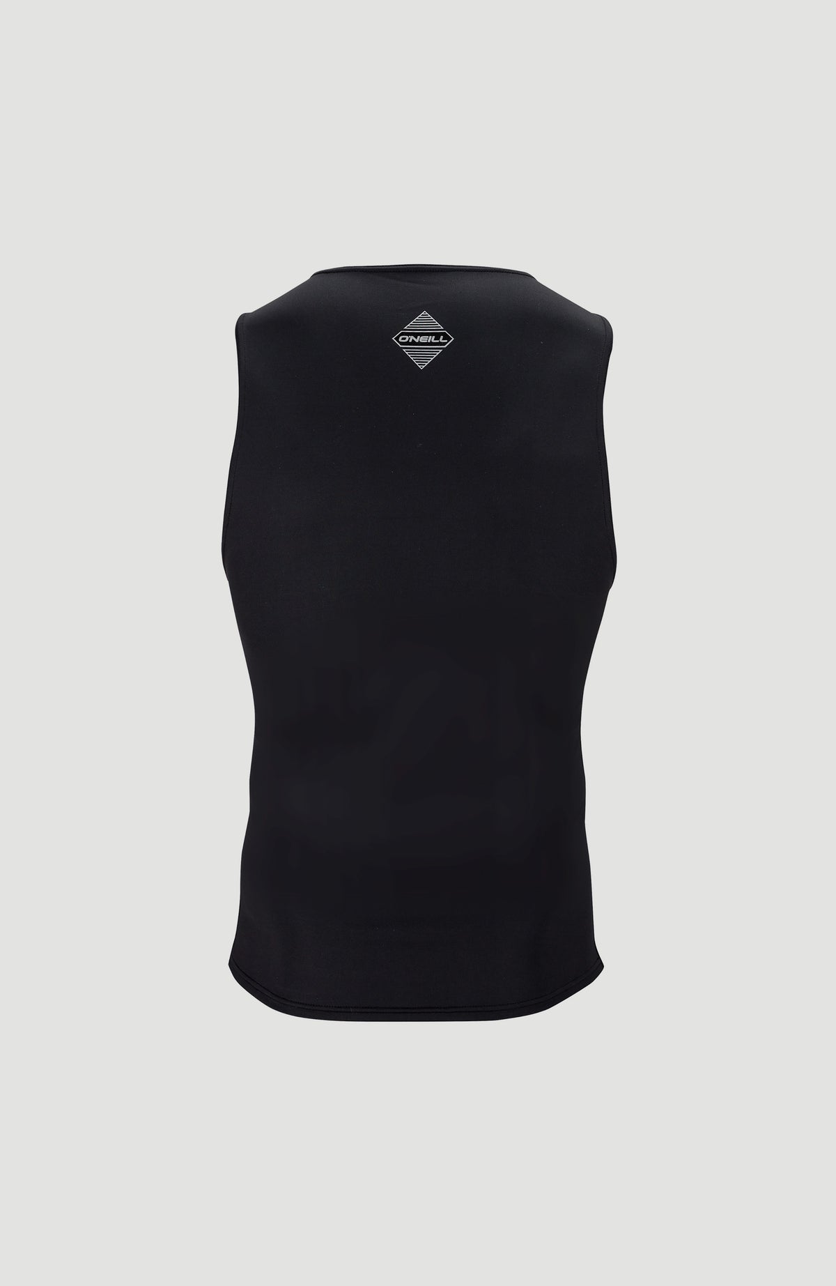 Hyperfreak Rib Cage Vest Neoprenweste für Herren, schwarz, freigestellt von hinten mit rautenförmigem Logo-Print