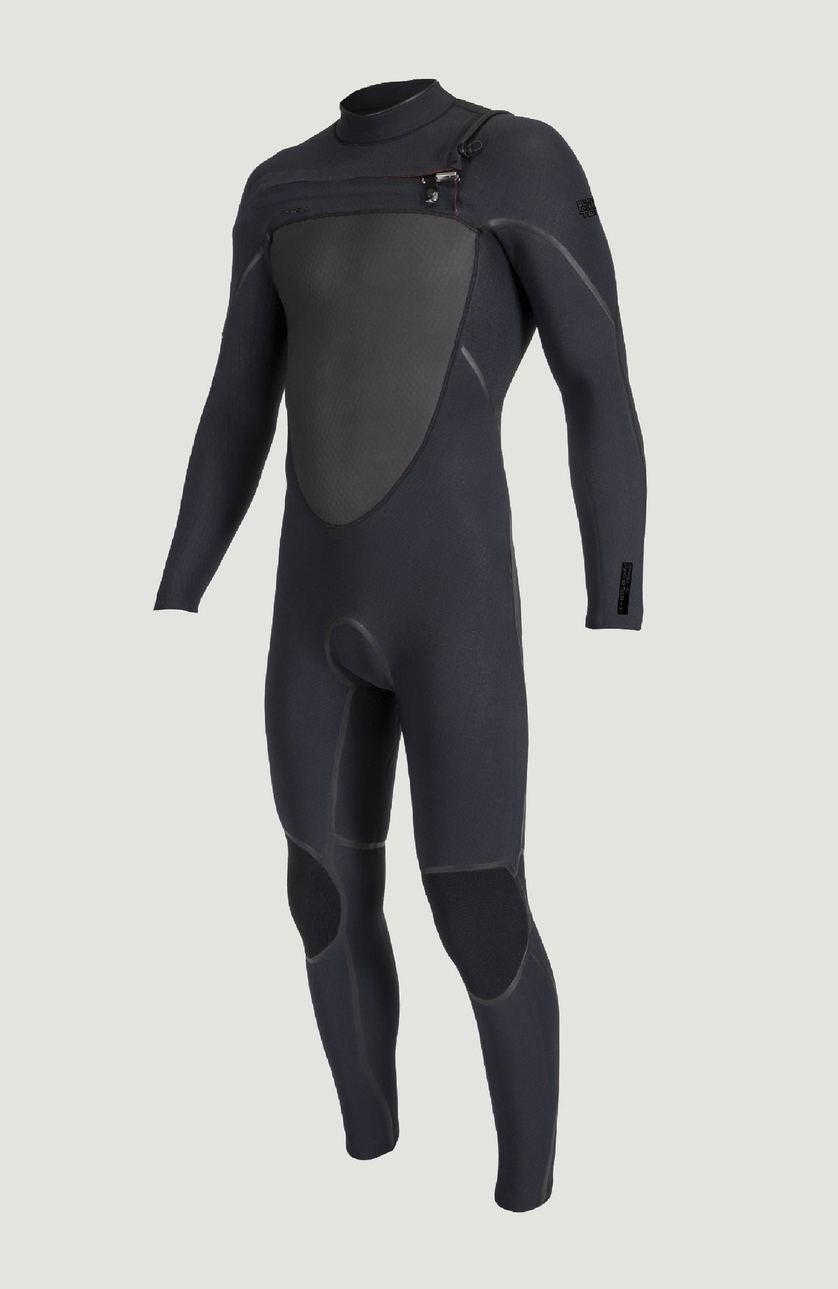 Psycho Tech 3/2mm Chest Zip Full Wetsuit | BLACK/BLACK