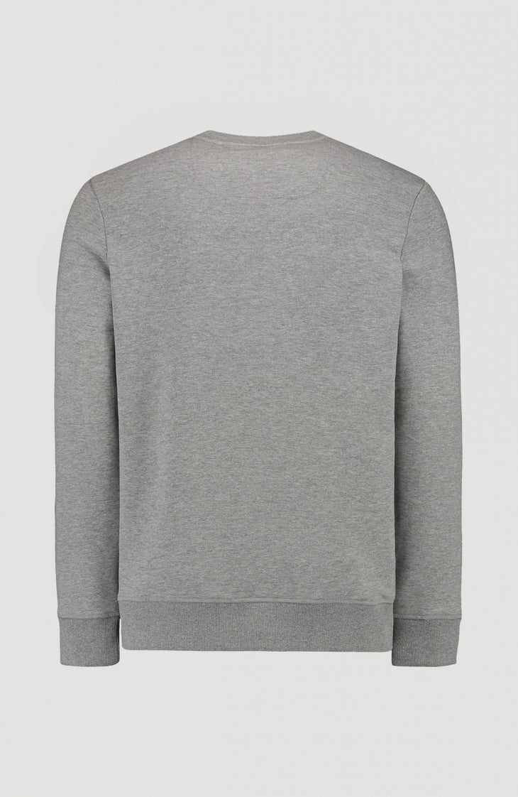 Triple Stack Crew Sweatshirt | Silver Melee -A