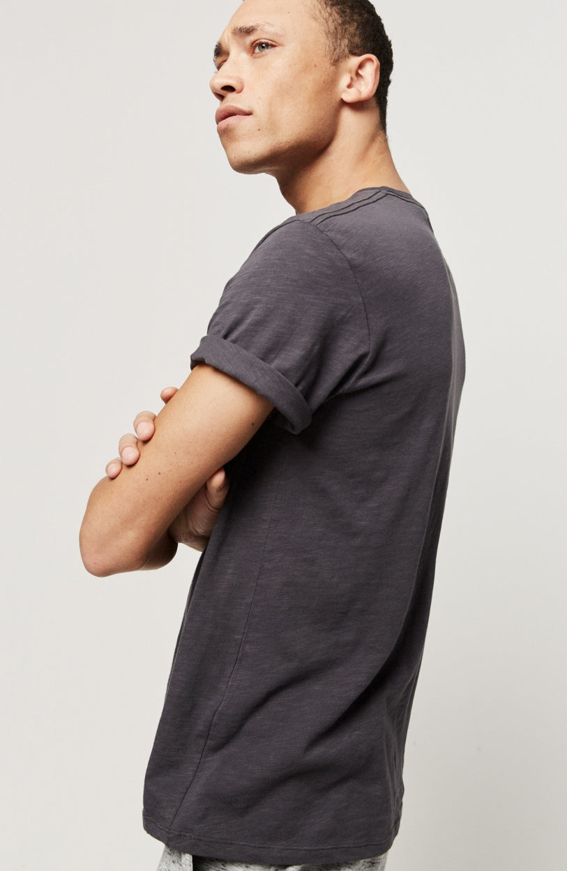 Jack's Regular Fit Crew Base T-Shirt | Asphalt - A