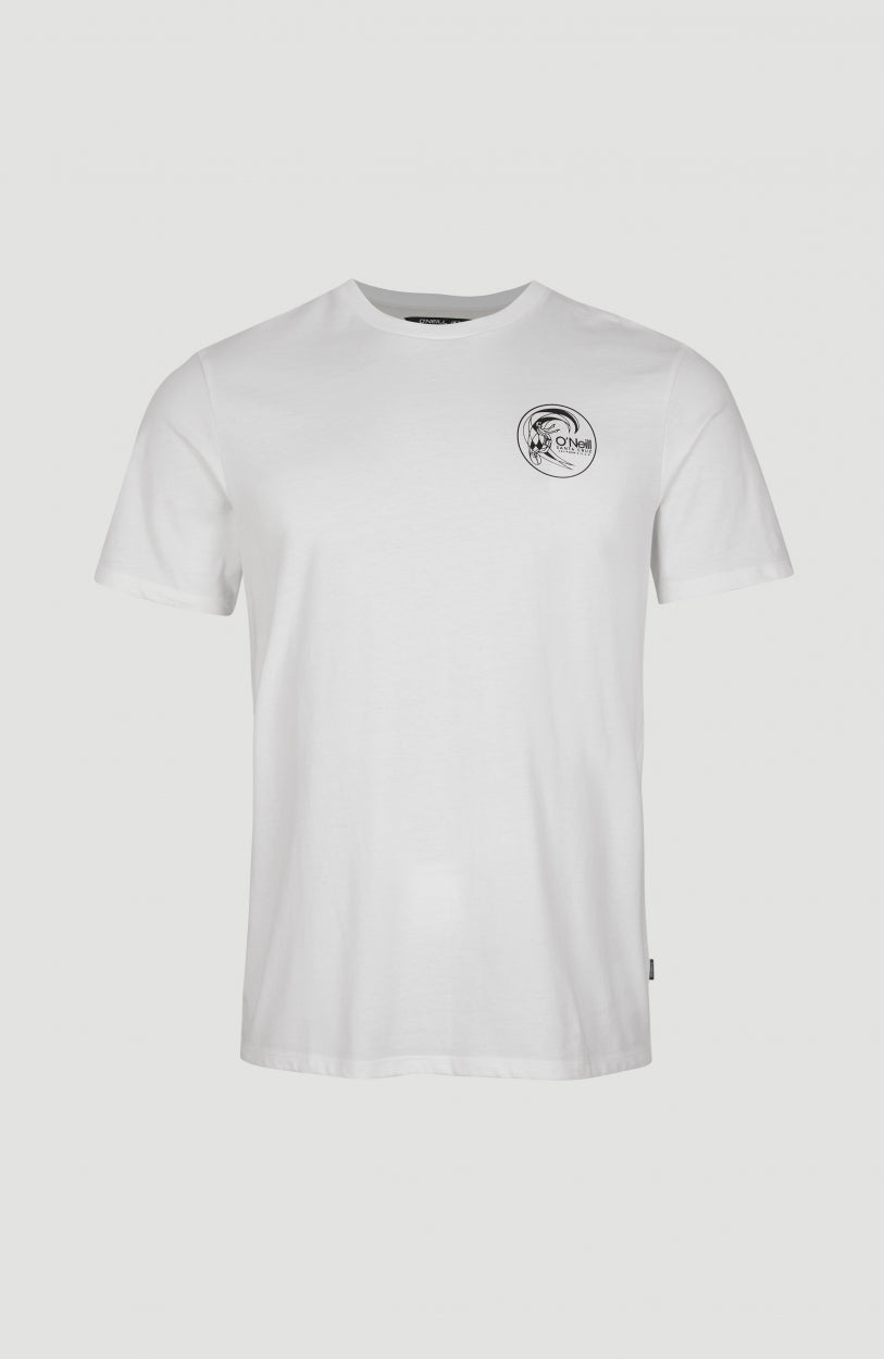 Circle Surfer T-Shirt | Powder White