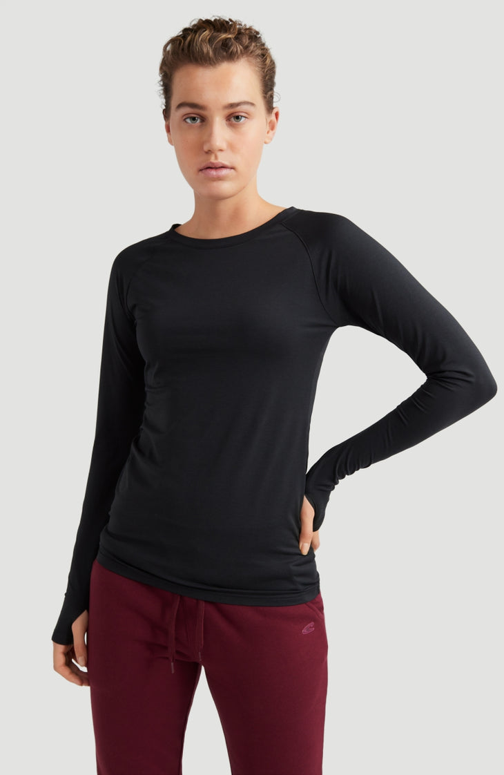 Yoga Longsleeve T-Shirt | BlackOut - A