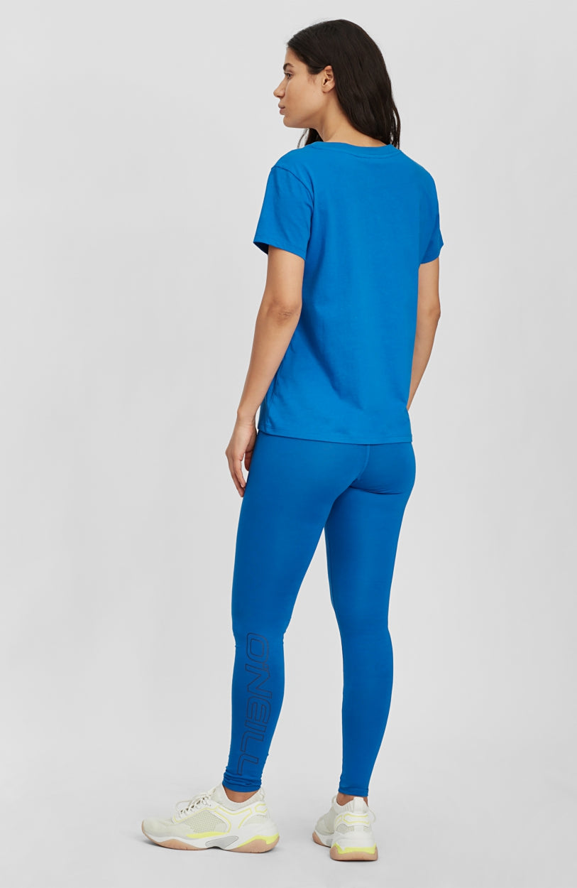 Triple Stack V-Neck T-Shirt | Ocean Blue