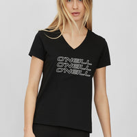 Triple Stack V-Neck T-Shirt | BlackOut - A
