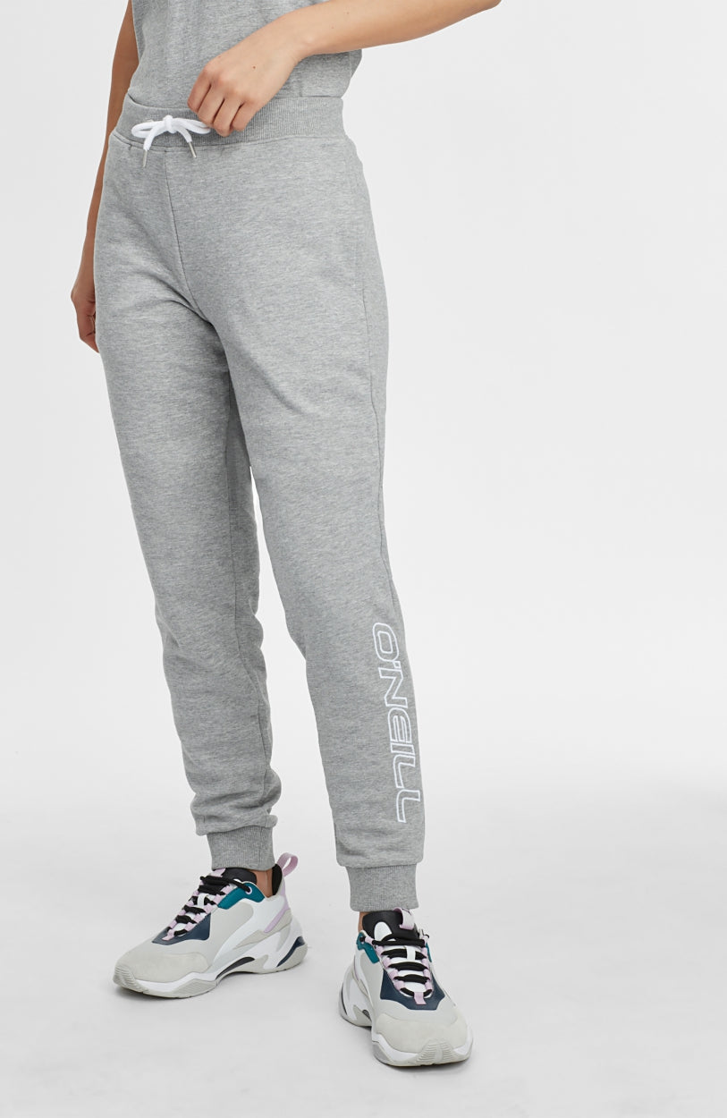 High Waist Jogginghose | Silver Melee -A