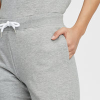 High Waist Jogginghose | Silver Melee -A