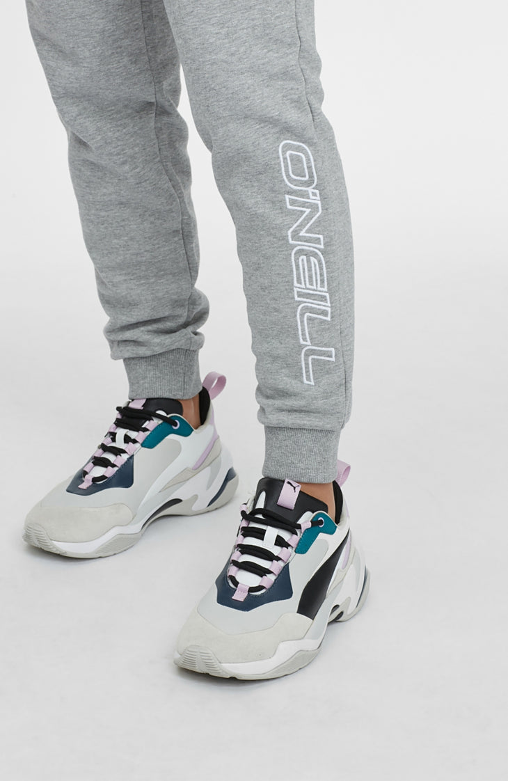 High Waist Jogginghose | Silver Melee -A