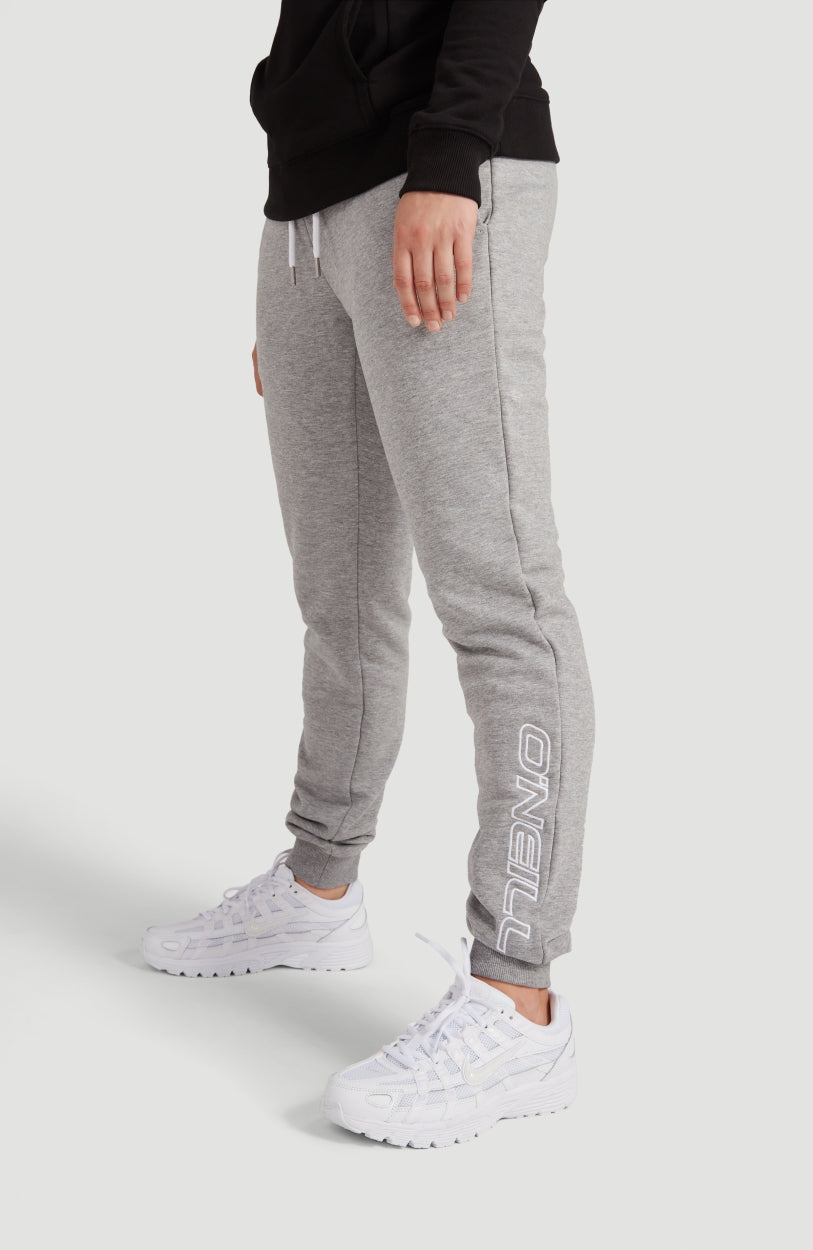 High Waist Jogginghose | Silver Melee -A