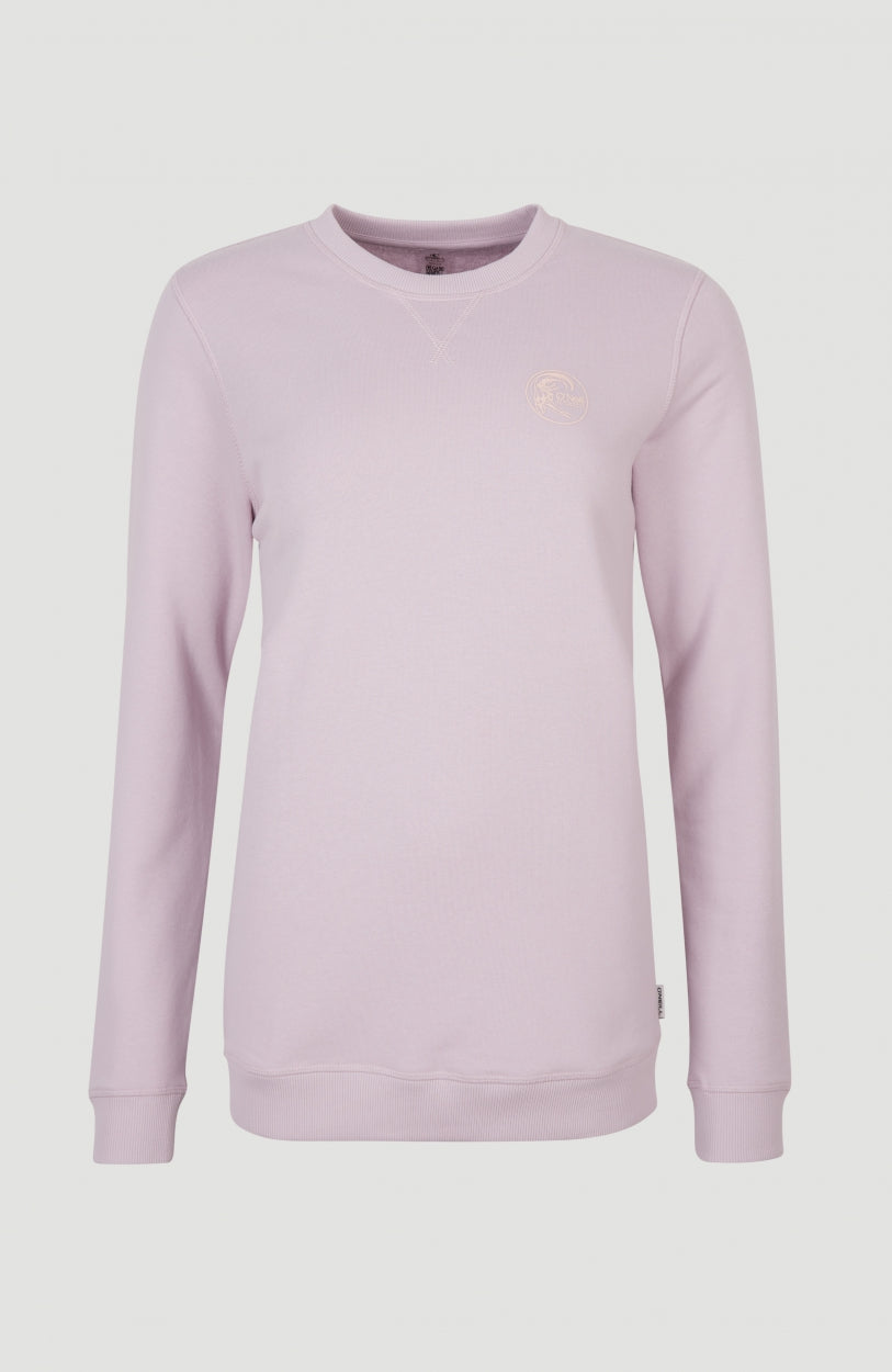 Circle Surfer Crew Sweatshirt | Lavendar Frost