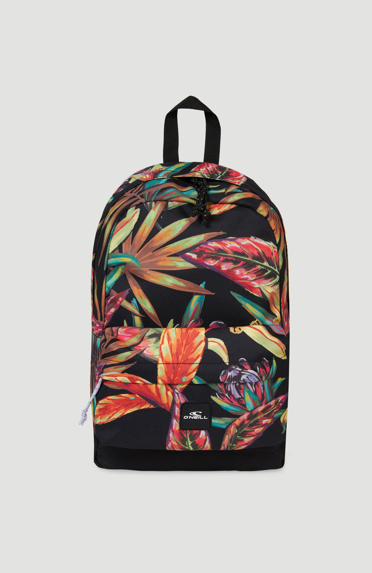 Coastline Mini Rucksack | Black Flower