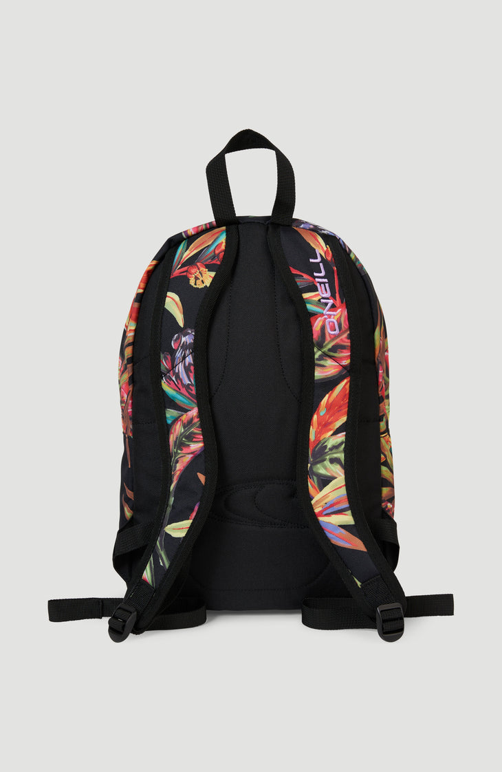 Coastline Mini Rucksack | Black Flower
