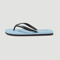 Profile Sandalen mit kleinem Logo | Blue Topaz