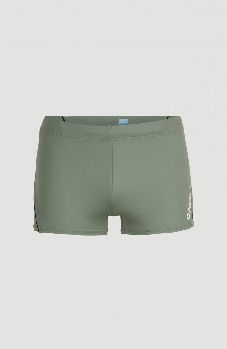 Solid Badehose | Deep Lichen Green