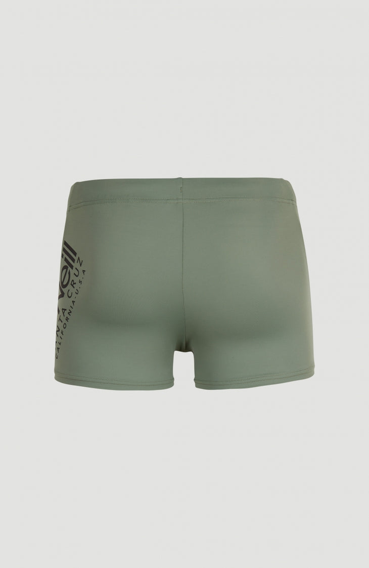 Cali Badehose | Deep Lichen Green
