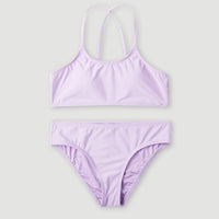 Essentials Bralette-Bikini-Set | Purple Rose